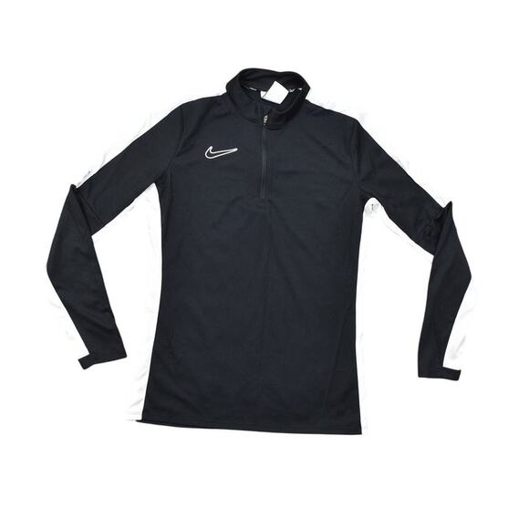 Nike Women's Small Black & White Pullover Sweater - Quarter Dri Fit Running - Picture 1 of 6